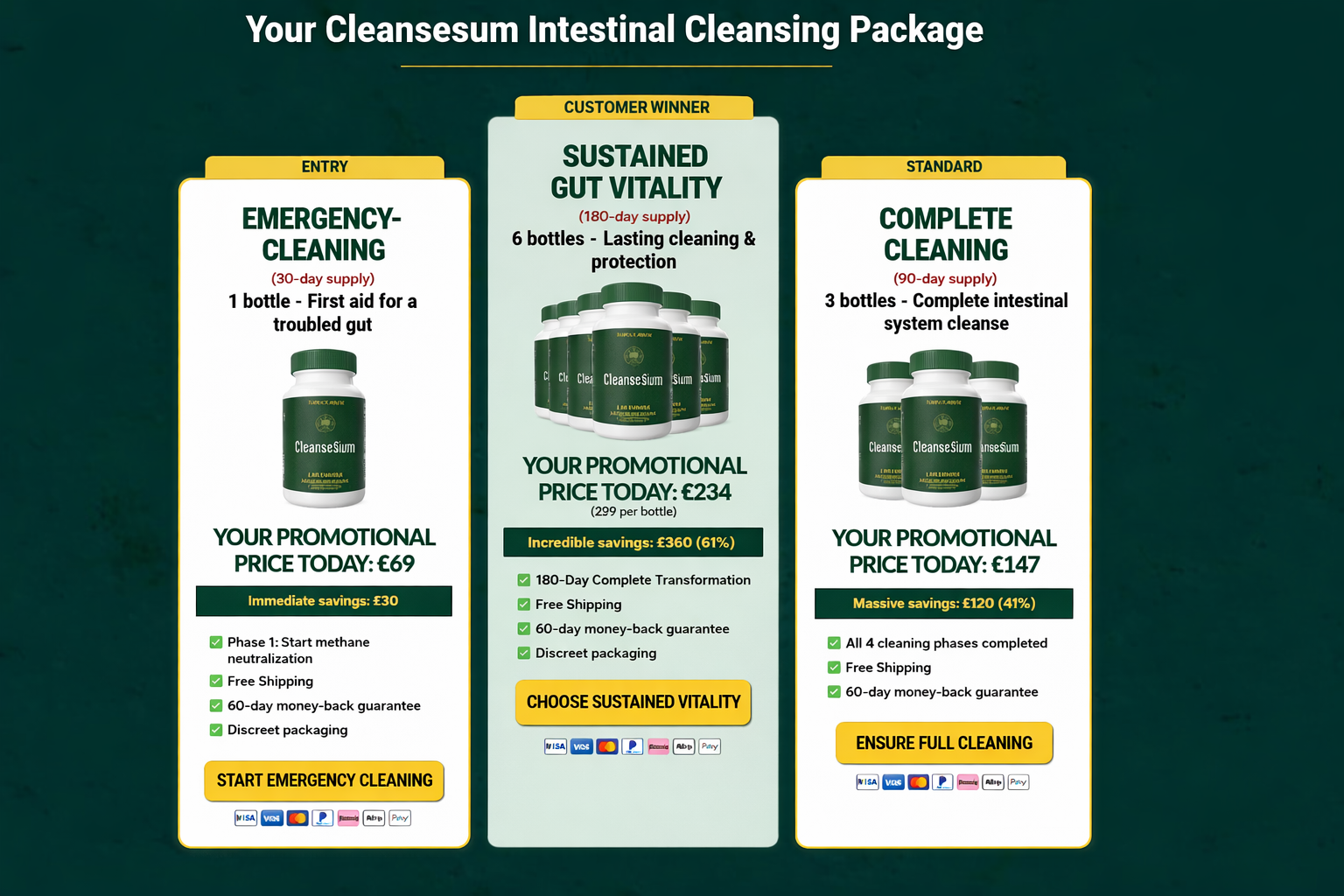 CleanseSana. 6 bottles